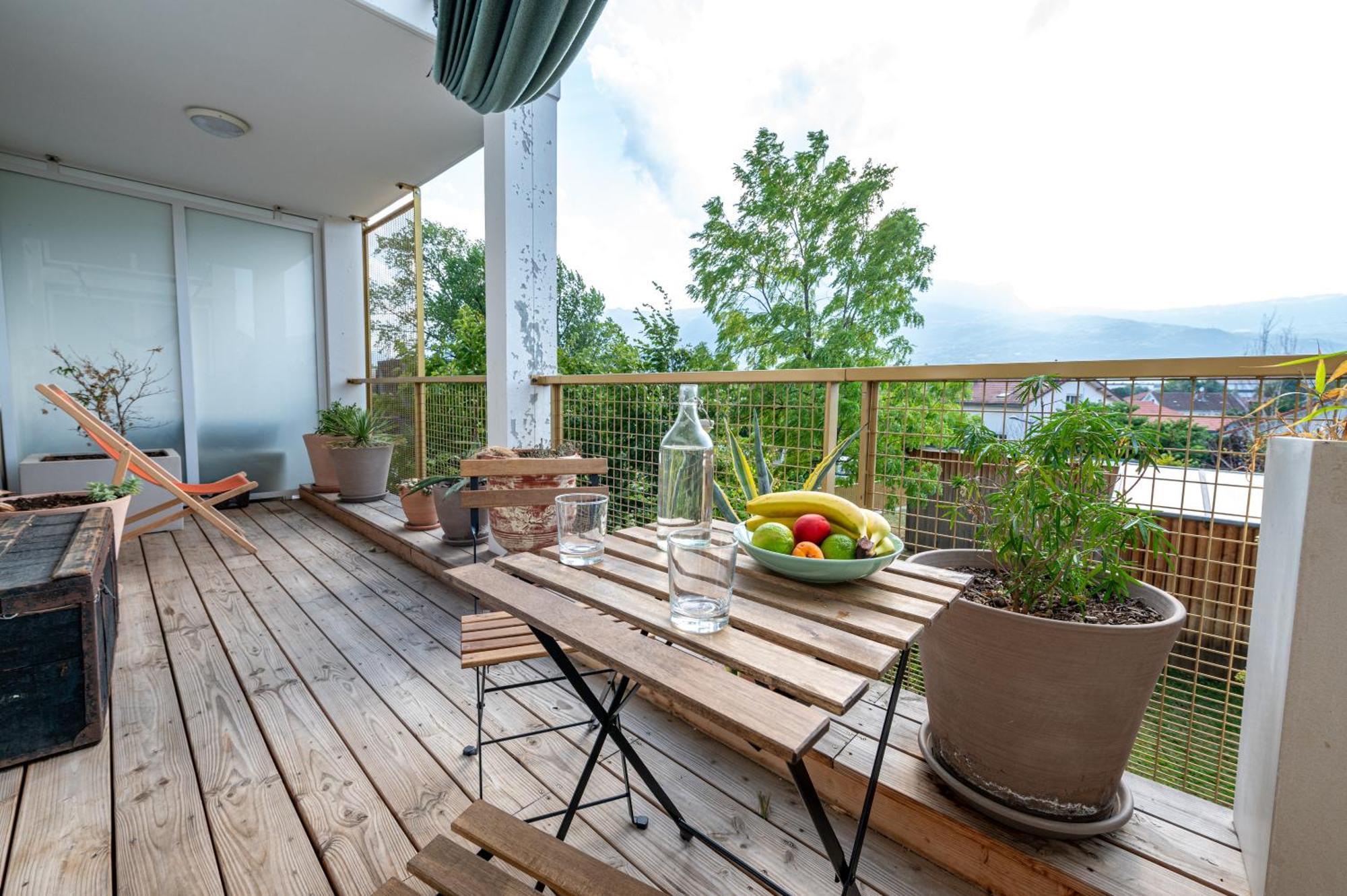 Calme Et Verdure: Vue Montagne - Terrasse - Wifi Grenoble Eksteriør bilde